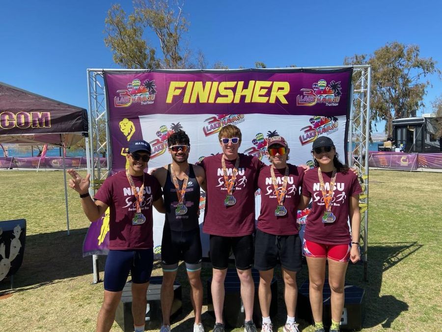 NMSU team photo at the conference race in Lake Havasu, AZ